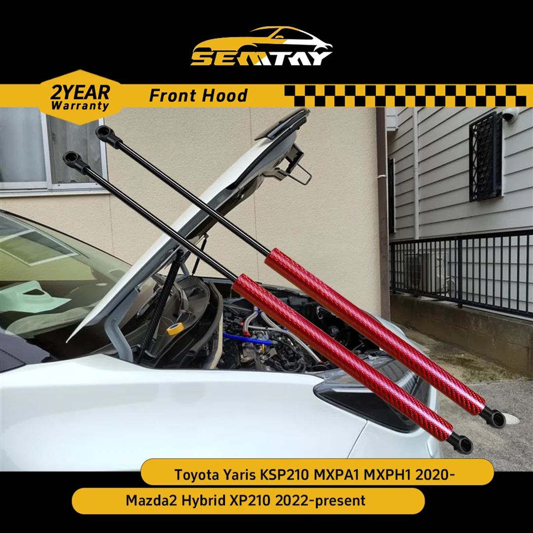 

SEMTAY Hood Struts Bonnet Lift Support Spring Damper for Hybrid XP210 2022-present/ Yaris KSP210 MXPA1 MXPH1 2020- Dampers