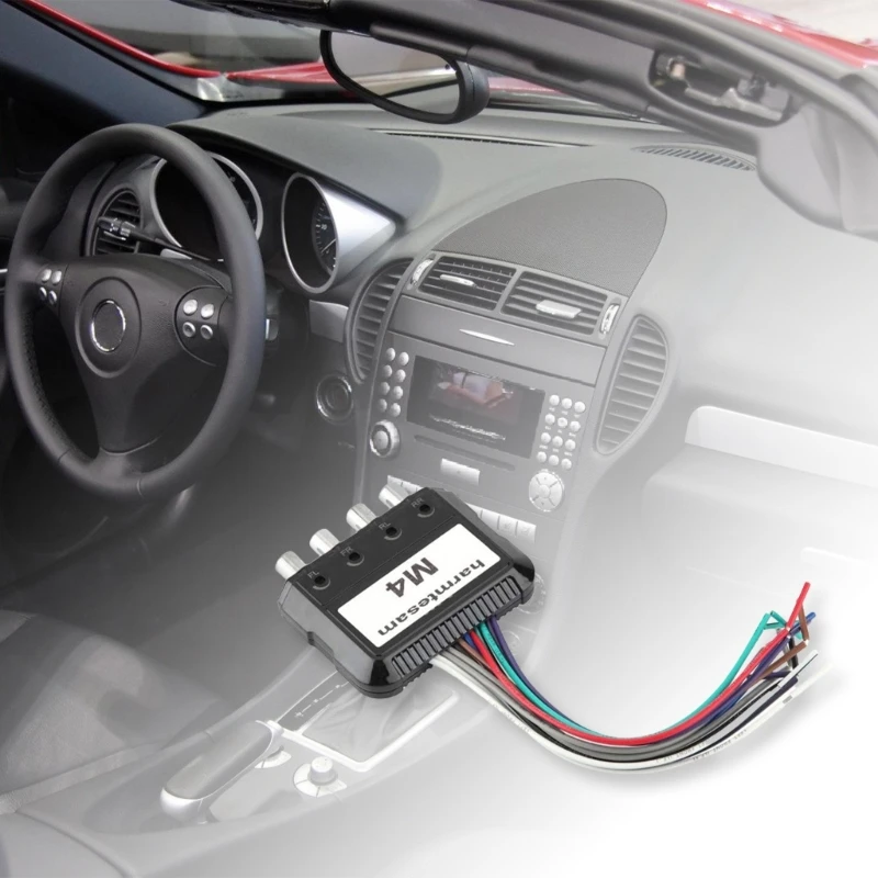 Plug Play Sound Converter For Car Amplifier With 12V Power Control Functionality