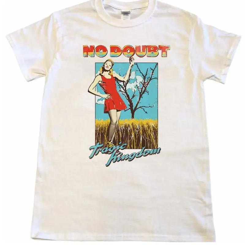 No Doubt Tragic Kingdom unisex white short sleeve tshirt QT8041