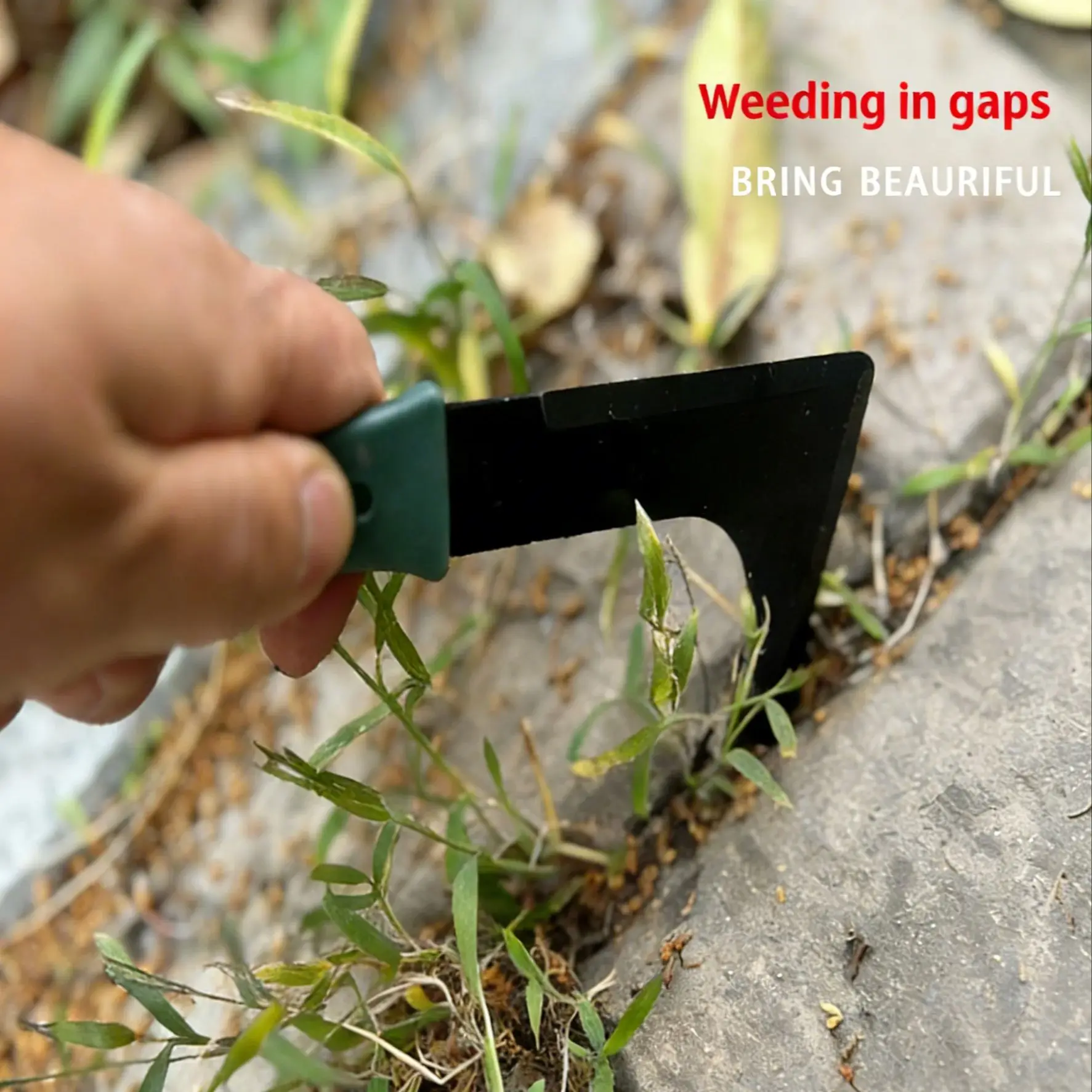 

Weeding knife，gardening rake for root pulling, root removal, crevice weeding， loosening soil and digging wild vegetables