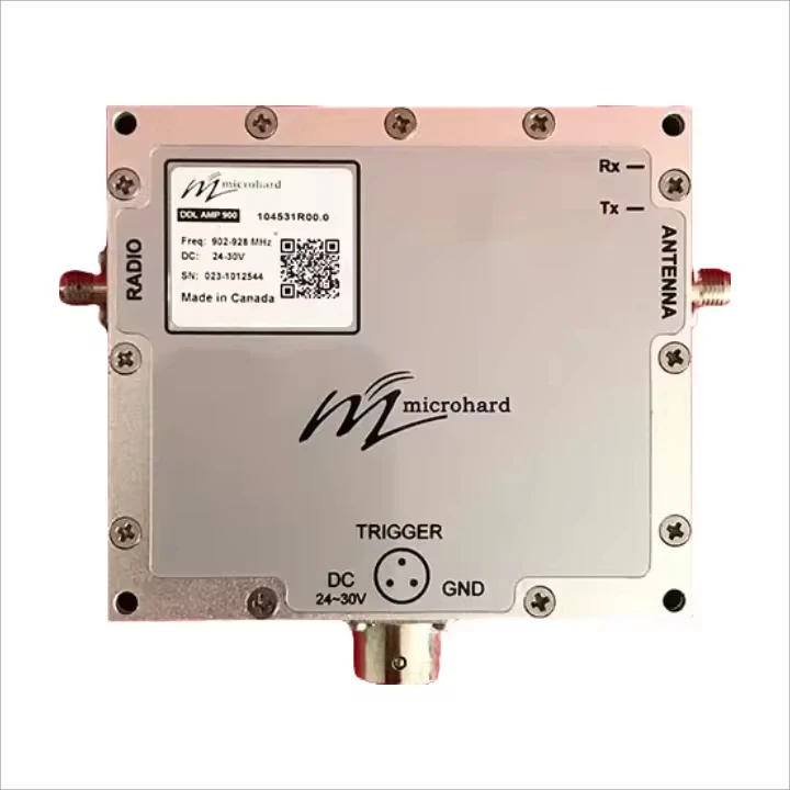 Industrial Grade Microhard 900MHz 10W Linear Amplifier MHS044350 High Power Data Link Amp