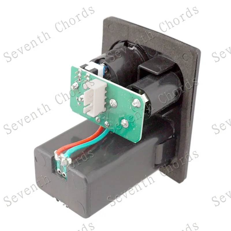 Equalizer für Akustikgitarre, EQ, 9-V-Batteriekästen mit XLR-Anschlussstecker und 4-poliger Buchse, Kontakte und Ausgang – Detail 9