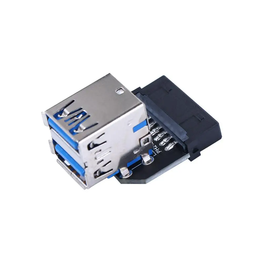 

Dual USB USB 3.0 A Female 19 20 Pin Female Motherboard Adapter Motherboard Adapter Motherboard Converter Adapter Converter