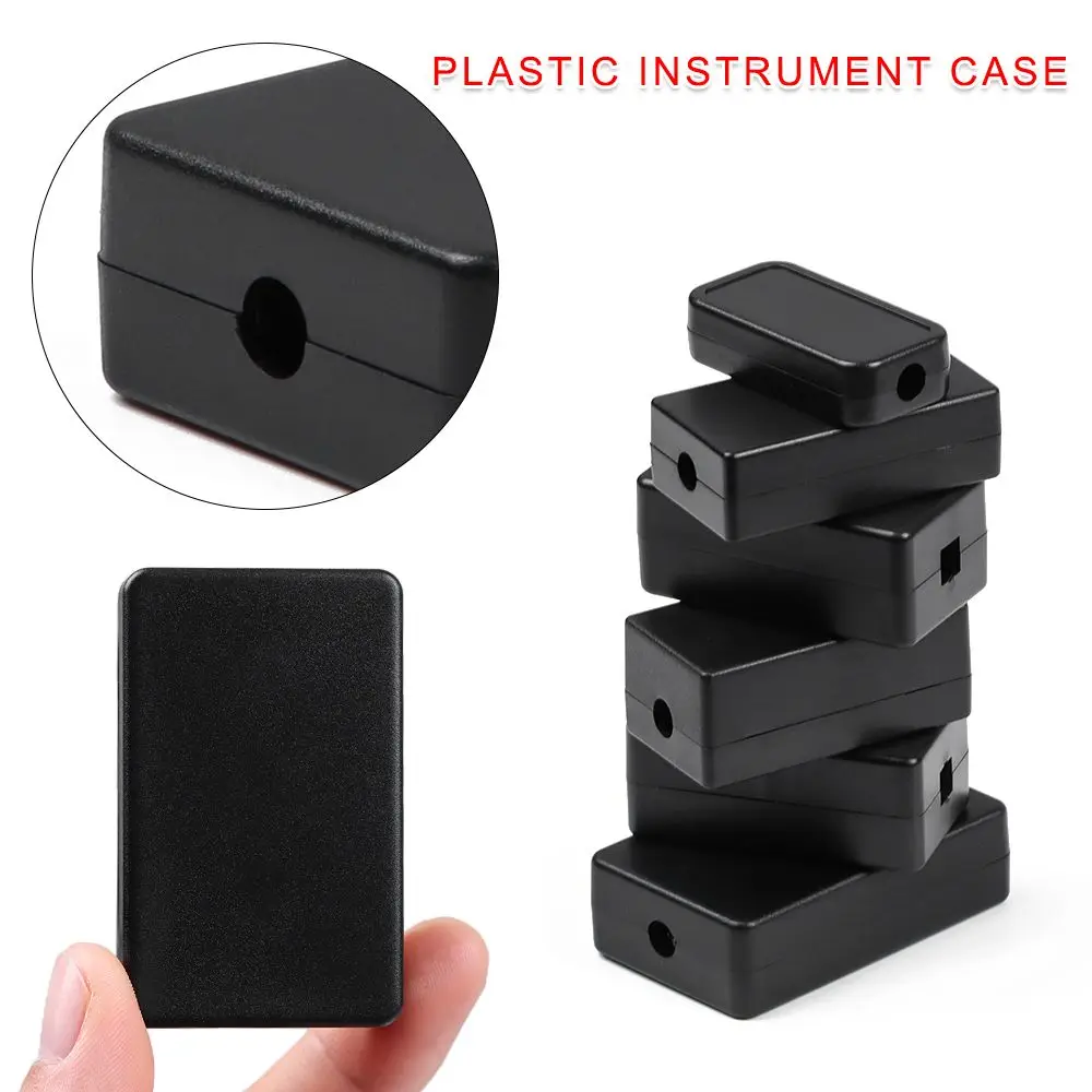 7 Sizes Black Waterproof ABS Plastic Housing Instrument Storage Case Plastic Enclosure Electronic Project Box Electric Supplies