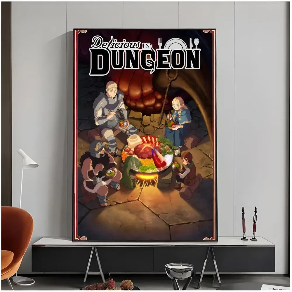 Anime Fantasy Delicious In Dungeon Poster Living Room Bedroom Decorative Print Unframed Decor