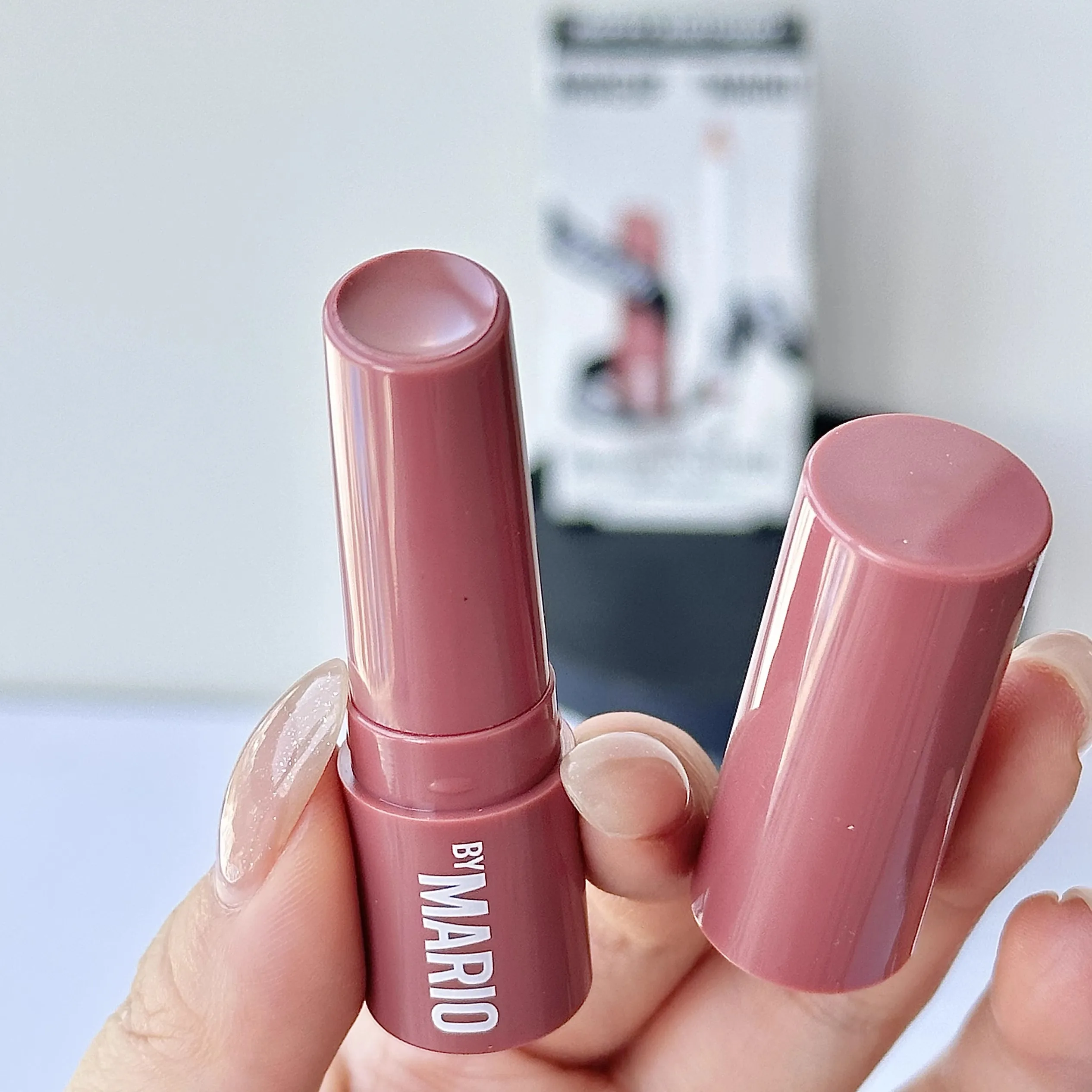 Formato campione 1g Balsamo per labbra con bagliore in palissandro 0,9g Rich Mauve Matita per labbra ultra scolpita Set per trucco labbra sollevato dall'aspetto più pieno