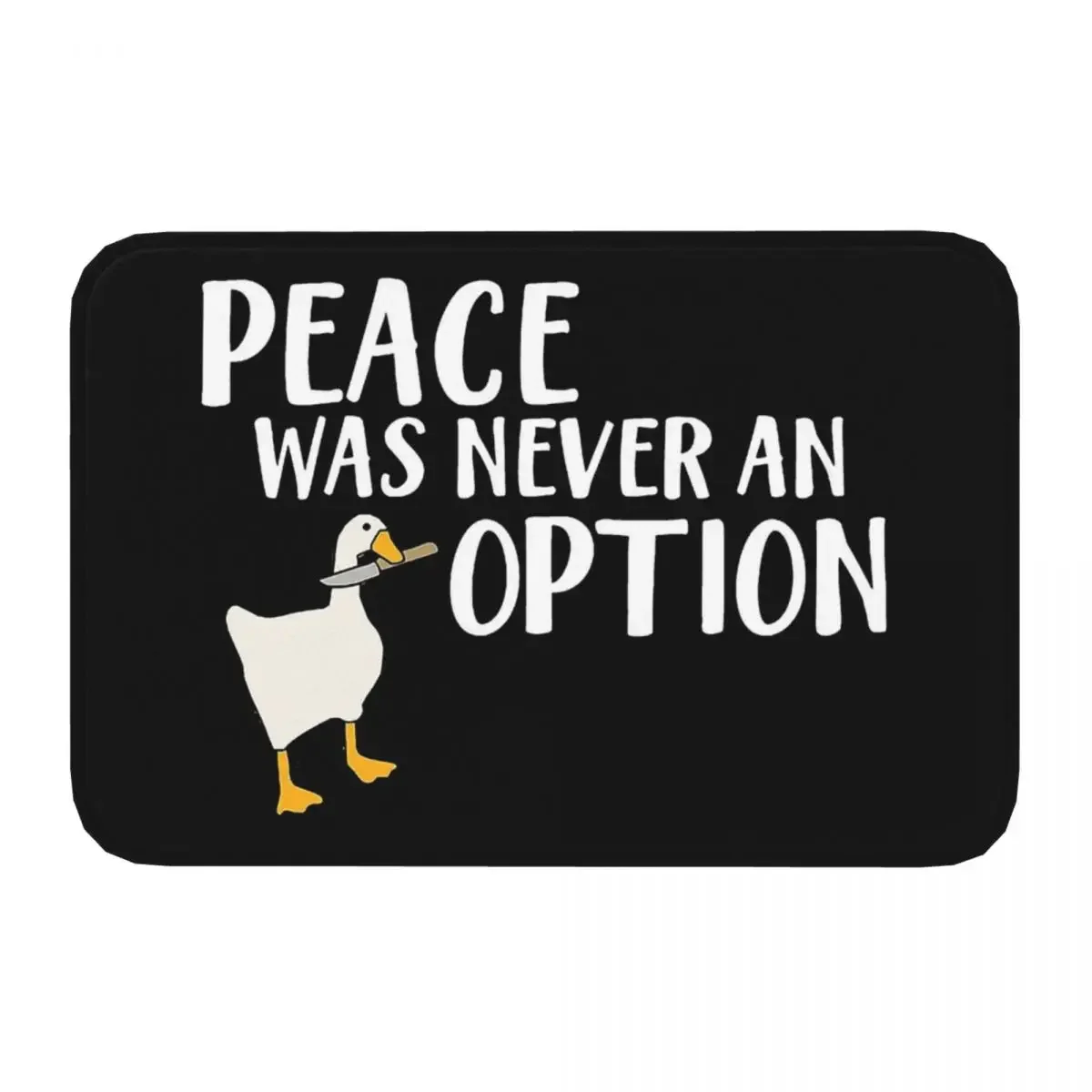 Honk Honk Goose Non-slip Doormat Goose Game Wording Living Room Kitchen Mat Outdoor Carpet Indoor Modern Decor