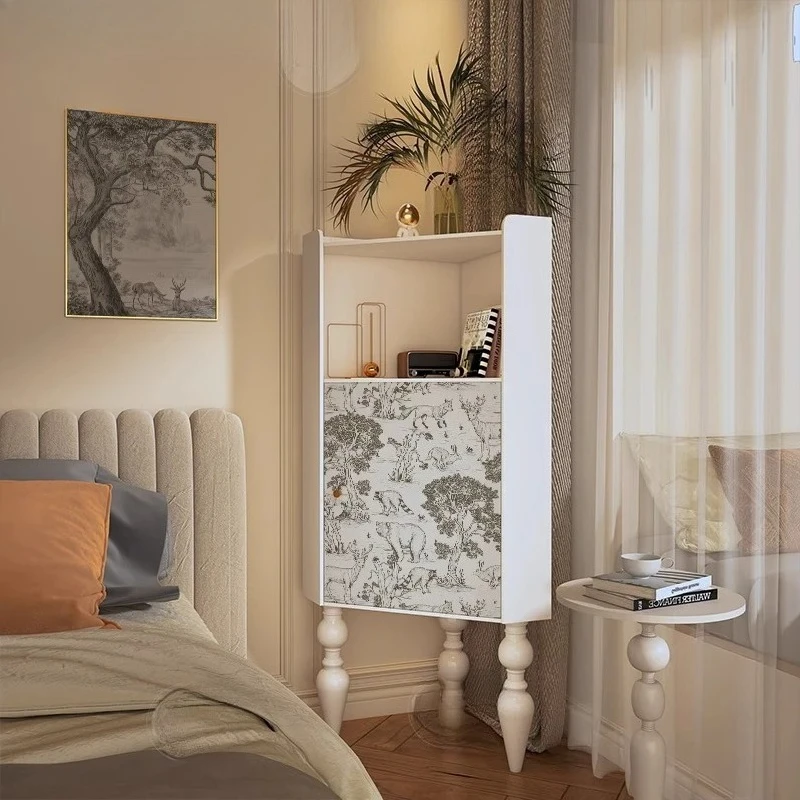 

French Corner Locker Storage Integrated Decorative Triangle Cabinet