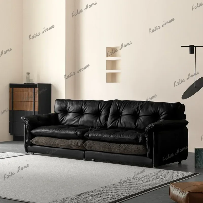 FG Quality Black Antique Living Room Sofas Gothic Office Modular Lounge Sofa Sleeper 2 Seater Woonkamerbanken Furniture Home