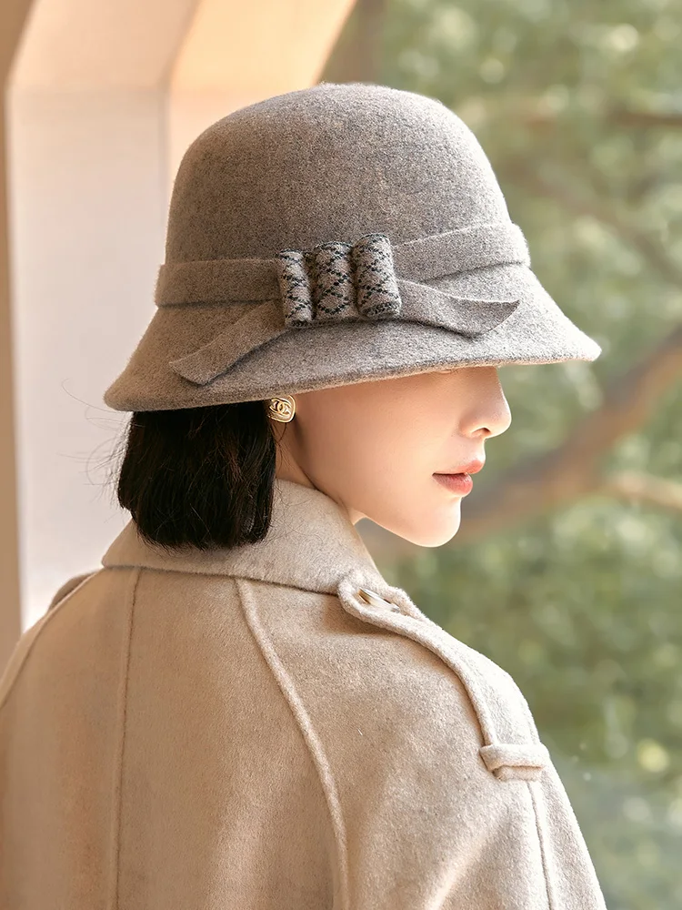 elegant-woolen-fisherman's-hat-for-women-autumn-winter-vintage-style-face-slimming-middle-aged-and-elderly-fashion-accessory