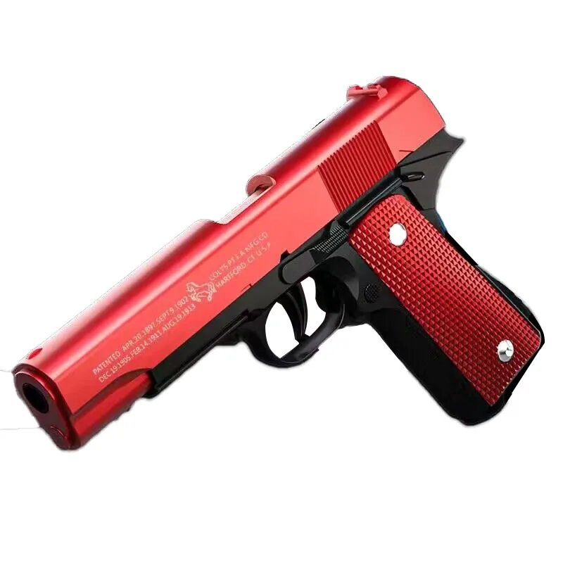 1911 Repeated Throwing Shell Toy Gun Anti Blowing Glock Soft Bullet Simulation Simulated pistol Children\'s Boy Shooting Bullets