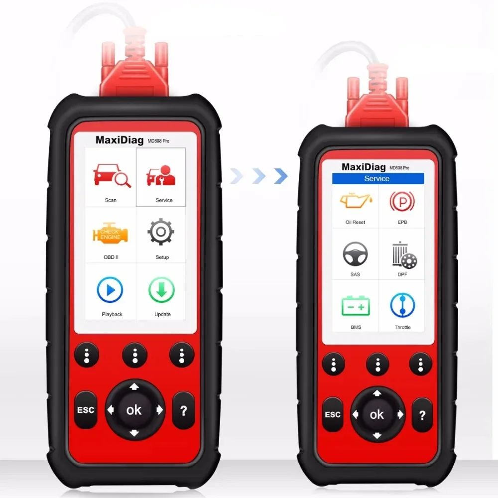 MD808 PRO  Scanner Car Diagnostic Tool for Engine