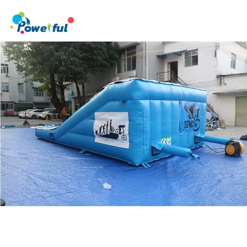 

Bmx Freestyle/BMX Racing Trampolie Park Used Inflatable Landing airbag