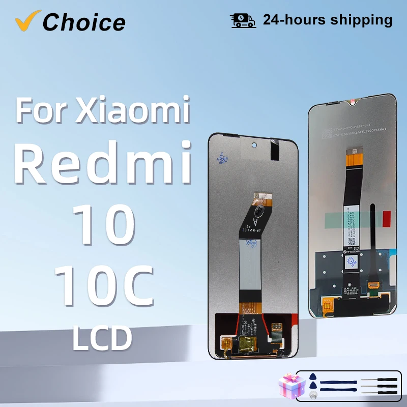 For Xiaomi Redmi 10C LCD Display 220333QAG Touch Screen Digitizer Assembly For Redmi 10 Display 21061119DG Replacement Parts