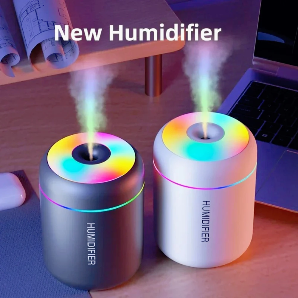 180ML Mini Air Humidifier USB Electric Aroma Diffuser Essential Oil Purifier Aromatherapy Mist Maker Lights For Car Home Bedroom