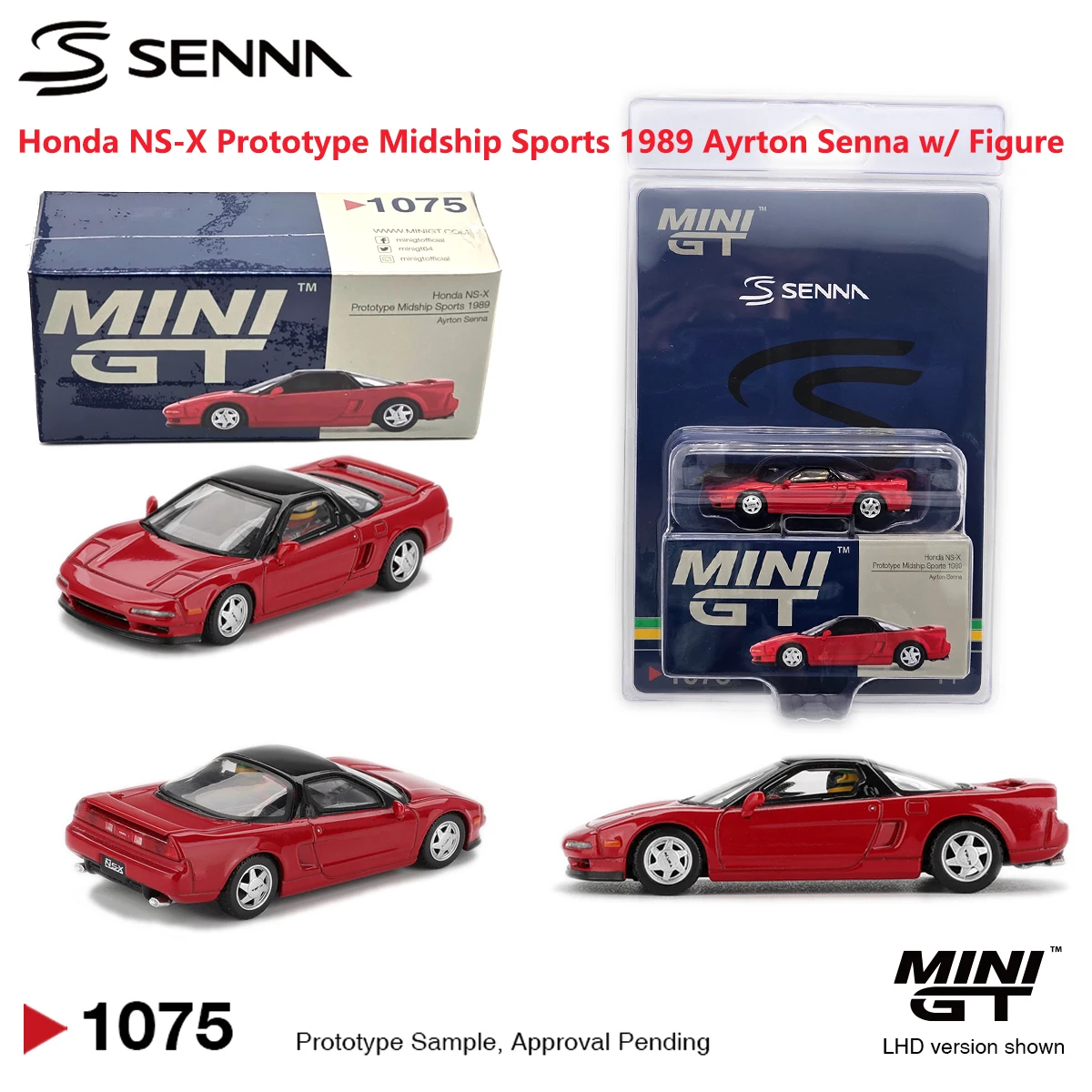 ayrton-senna-1-64-minigt1075-ns-x-prototype-1989-red-midship-sports-car-with-senna-driver-figure-diecast-model-in-stock-mgt01075