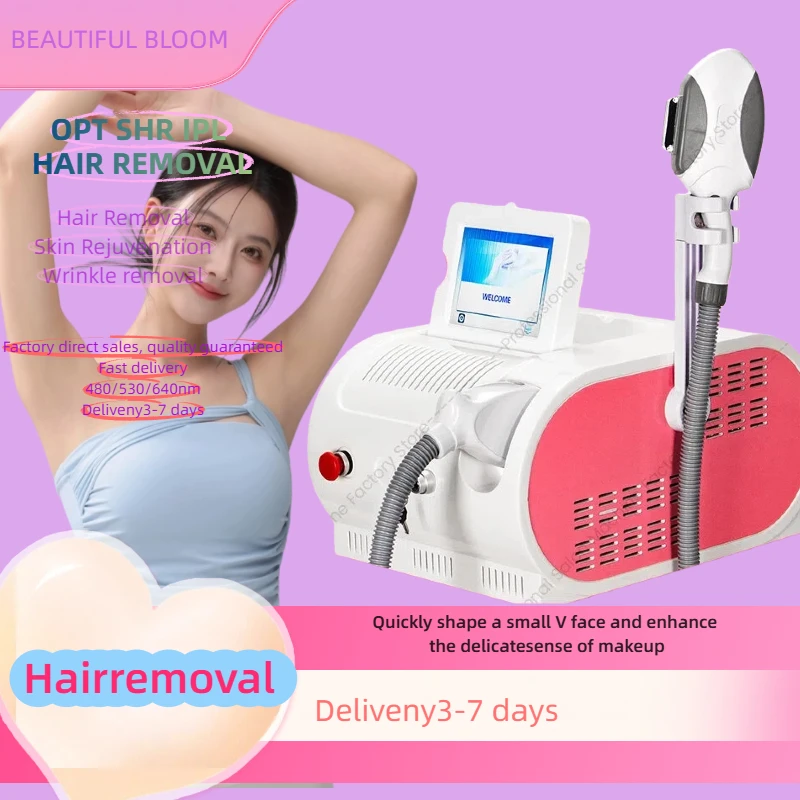 

HOT Sale Beauty Salon Laser Hair Remover OPT 8 Filters Cooling Technology Painless Laser 500000 Shots IpL Skin Rejuvenation Epil