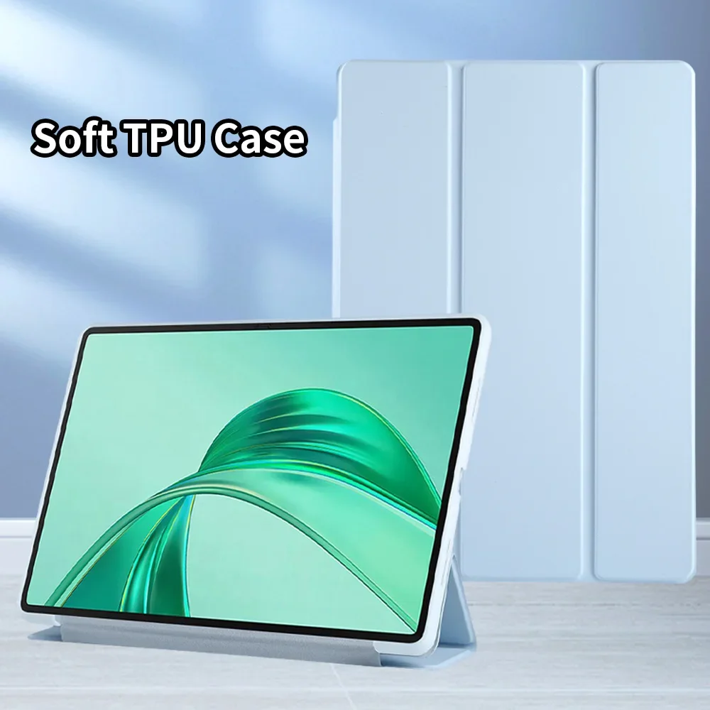 Smart Tablet Case For Huawei Honor Pad X8A 11-inch 2024/Pad X9A/X9 Pro 2025 11.5 Inch/Pad X9/X8 Pro Tri-fold TPU Soft Case