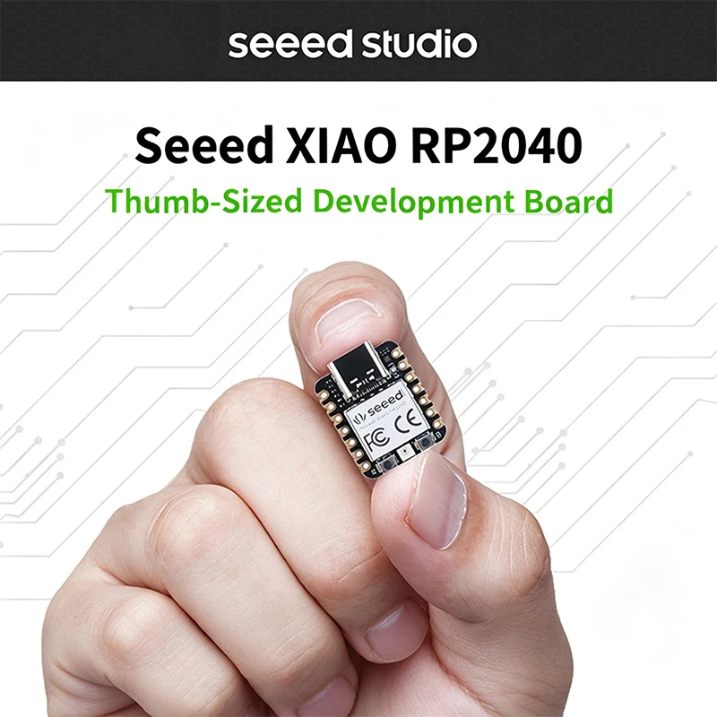 Seeed Studio XIAO RP2040 Development Board Dual-Core ARM Cortex M0+ 133MHz 2M Flash Type-C Microcontroller Board