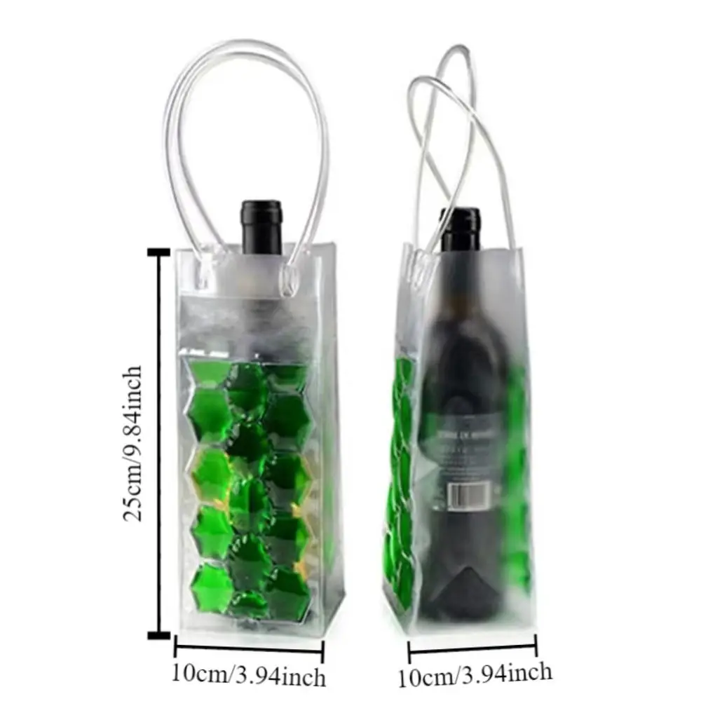 Wine Bottle Freezer Bag Portable Liquor Ice-Cold Tools Champagne Cooler Beer Cooling Gel Ice Carrier Holder With Handle