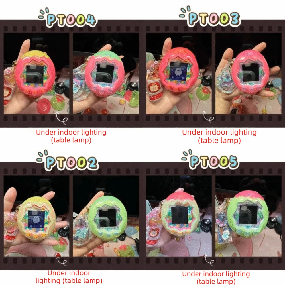 Soft TPU Protective Cover Color Changing Effect Full Coverage Decorative Cover with Soft Panel Cover for Tamagotchi Paradise