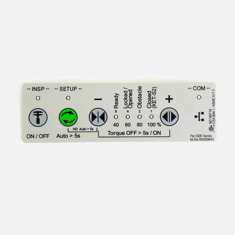 Debugger for Schindler elevator V15/V35 door machine motor 59350643 operation panel