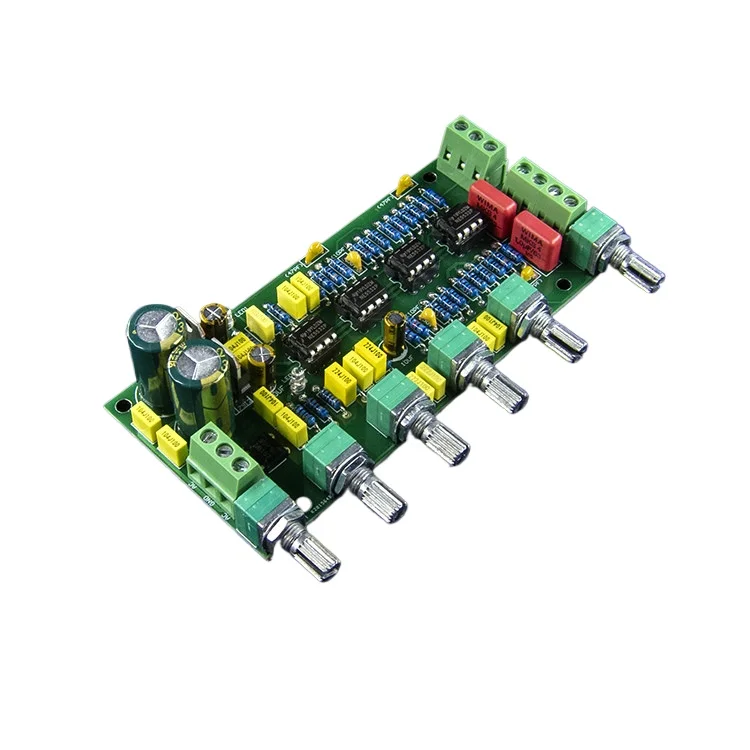 

2.1 channel pre-stage tone amplifier board, audio source processor audio equalization
