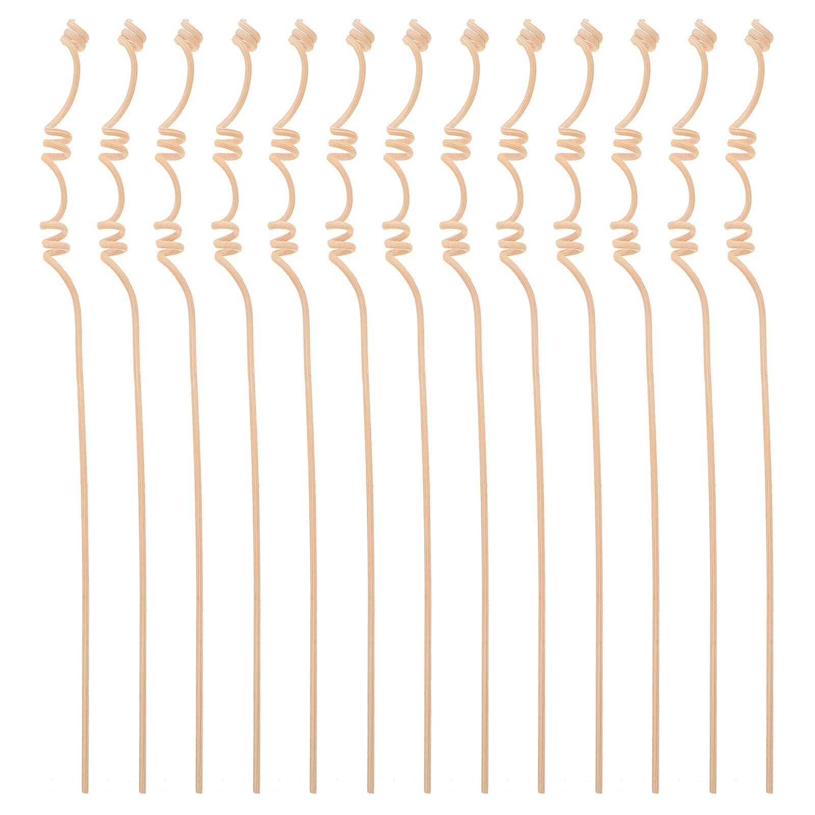 

20Pcs Essential Oil Diffuser Reed Sticks Multi-Spiral Natural Rattan 2mm Diameter 25cm Length Aroma Reeds for Home Bedroom