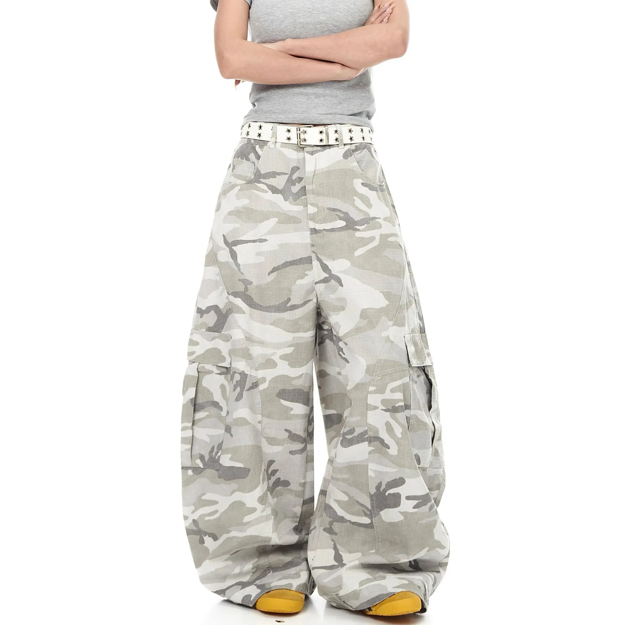 

Брюки Scimitar женские для женщин, мешковатые винтажные весенние модальные большие брюки-карго для бега на открытом воздухе, широкие брюки с несколькими карманами, минимализм