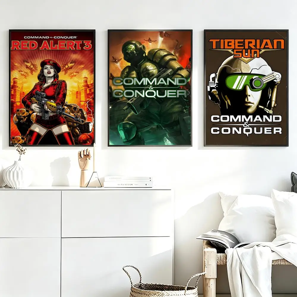 Aesthetic Wall Art Poster Trendy game Command & Conquer Poster for Bedroom Dorm Room Home Decor Large Wall Picture Print