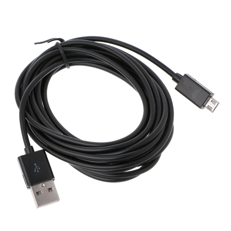 Long 3 Meter Micro USB Charge Charging Power Cable For PS4 Xbox One Controllers Drop Shipping