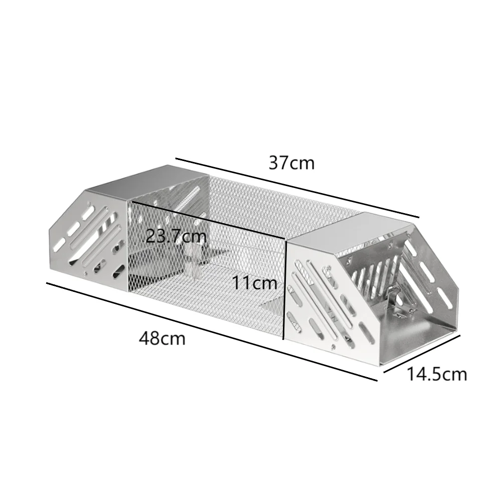 Humane Catcher Animal Trap Home Pest Control No-reset Catching High-sensitivity Trigger One-way Entry Mechanism For Rats