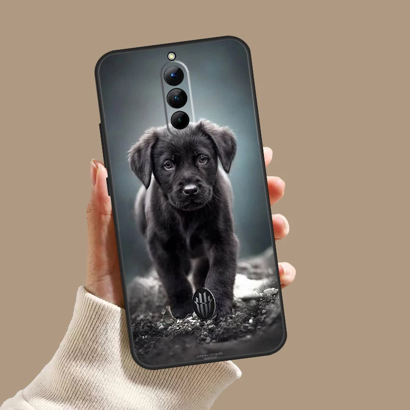 Black Labrador Dog Case For ZTE Nubia Red Magic 10 10S 9S 8S 8 9 11 11S Pro Plus 6 7 6S 7S Pro 6R 10 Air Cover