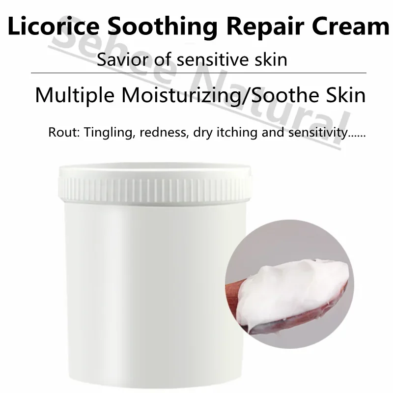 Moisturizes Replenishment Licorice Soothing Repairing Cream Soothes Allergy Repair 1000g Skin Care Cream Large bottle