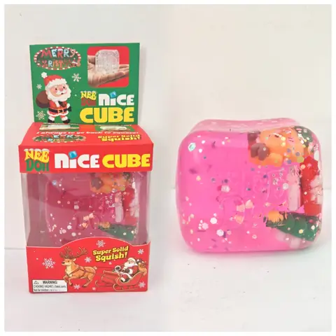 New Needoh  Christmas Nice Cube Super Solid Squish Squeeze Sensory Stretch Anxiety ASMR Anti Stress Release Hand Relax Gift Toy
