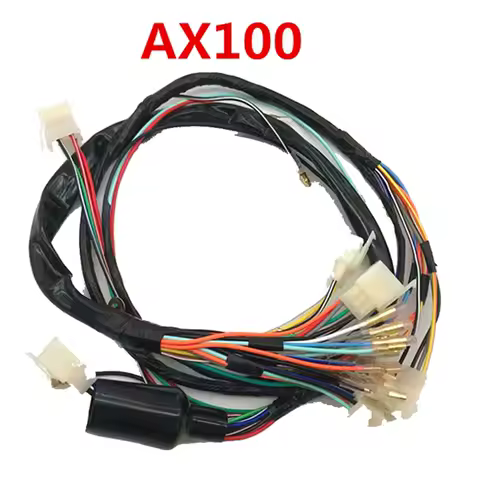 For Suzuki Haojue Jincheng Qingqi AX100 HJ100 JC100 Classic 100cc 2-Stroke Motorcycle Harness Main Wire Electrical Wiring Cables