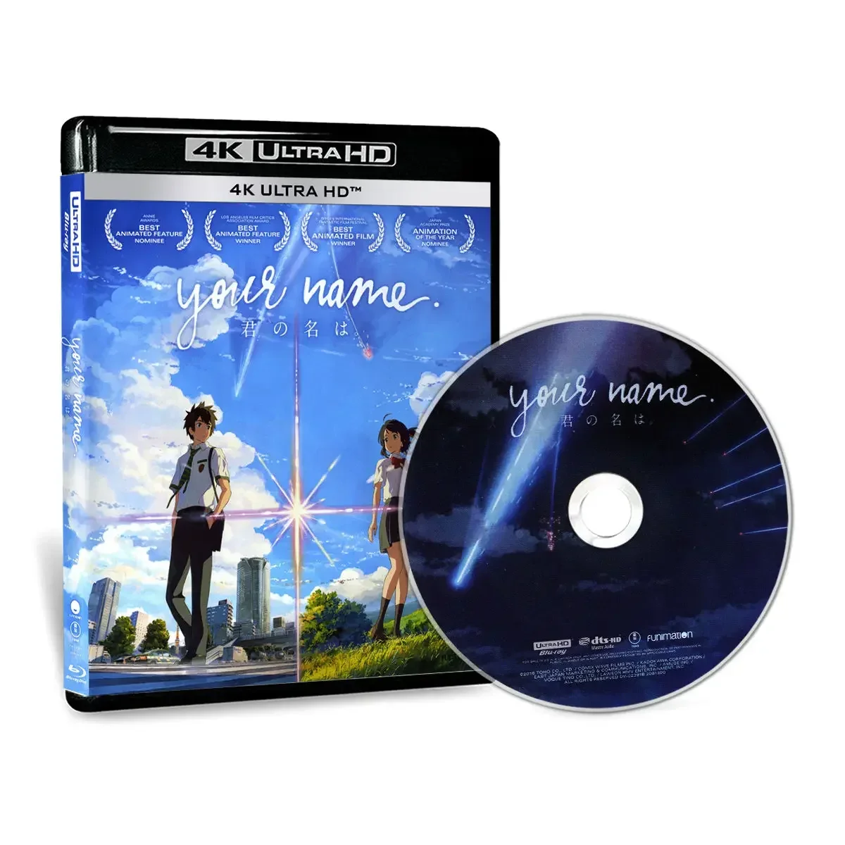 

Твоё имя/Кими но на ва. 4K UHD диск, совместимый с PS5, XSX, HDR10