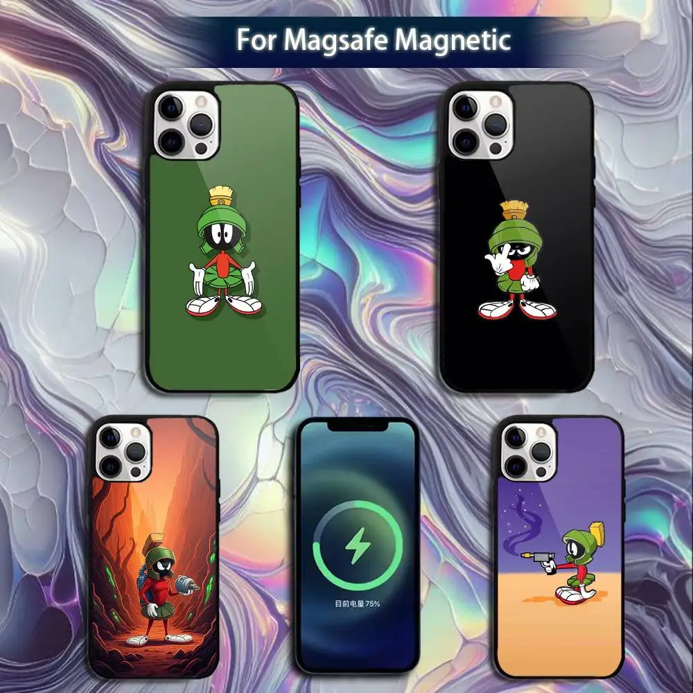 

M-Marvin The M-Martian Phone Case For iPhone 16e,16,15,14,13,12,11,Plus,Pro,Max,Mini Magsafe Magnetic Wireless Charging