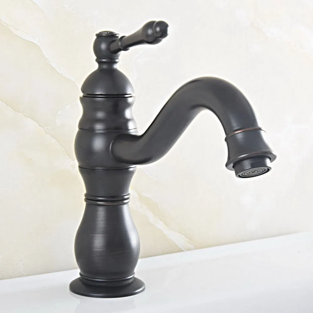 

Basin Faucet Bathroom Washbasin Water Mixer Tap Hot Cold Water Basin Sink Tap Bathroom Faucet Tap Black Brass Faucet Nsf817