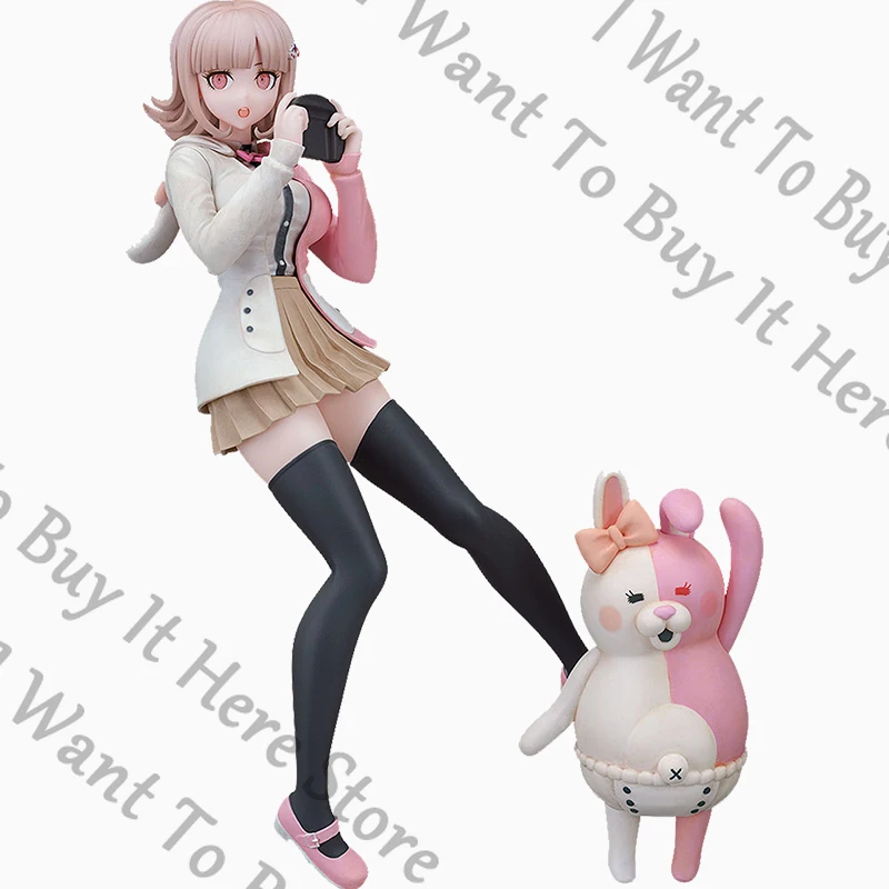 

Anime Danganronpa Monomi Usami Nanami ChiaKi Cosplay Cartoon Figures Model Ornament Garage Kits Mascot Accessory Halloween Gift