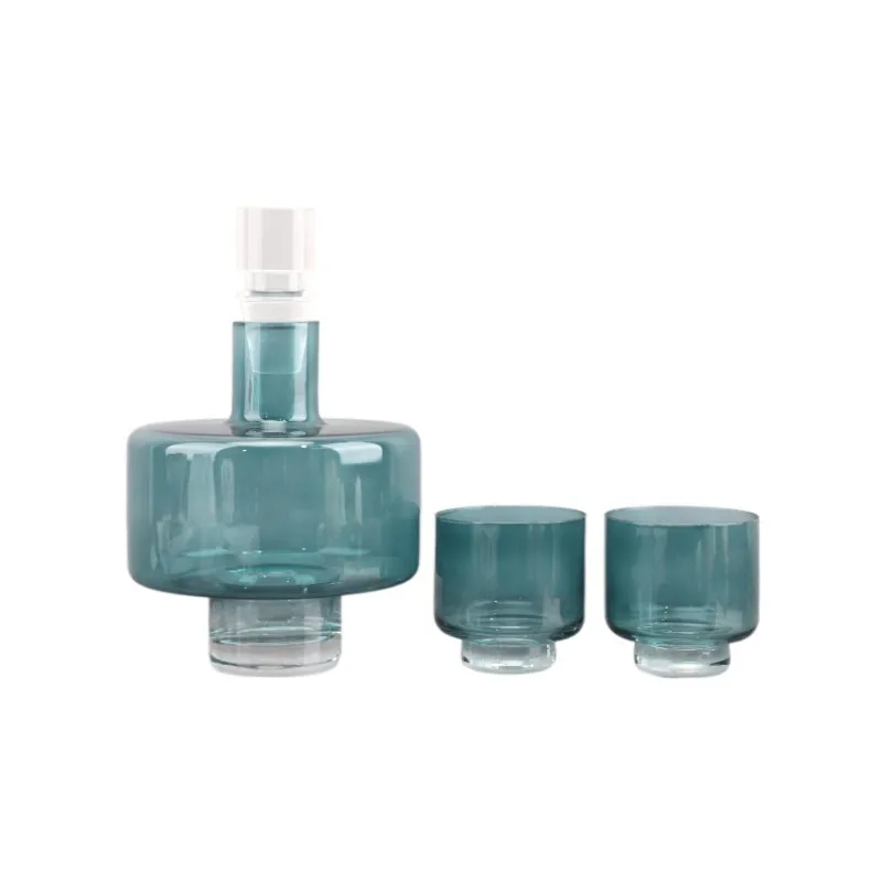 

European light luxury high-end glass decanter wine glass set, wine dispenser restaurant hotel soft home