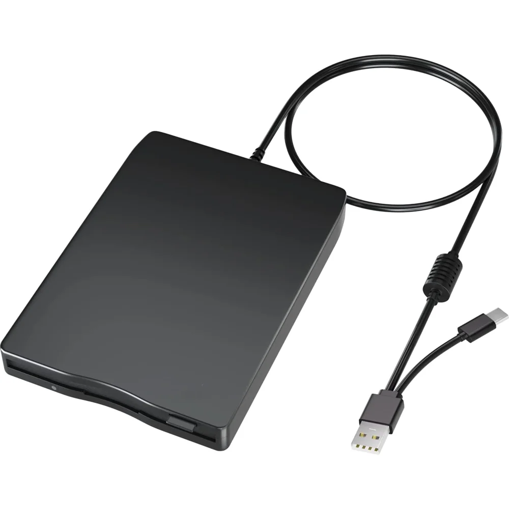 3,5 inch externe diskettedrive, draagbare USB 3.0 Type-C 1,44 MB FDD-schijflezer voor pc-laptop Desktop Windows 11/10/8/7/XP