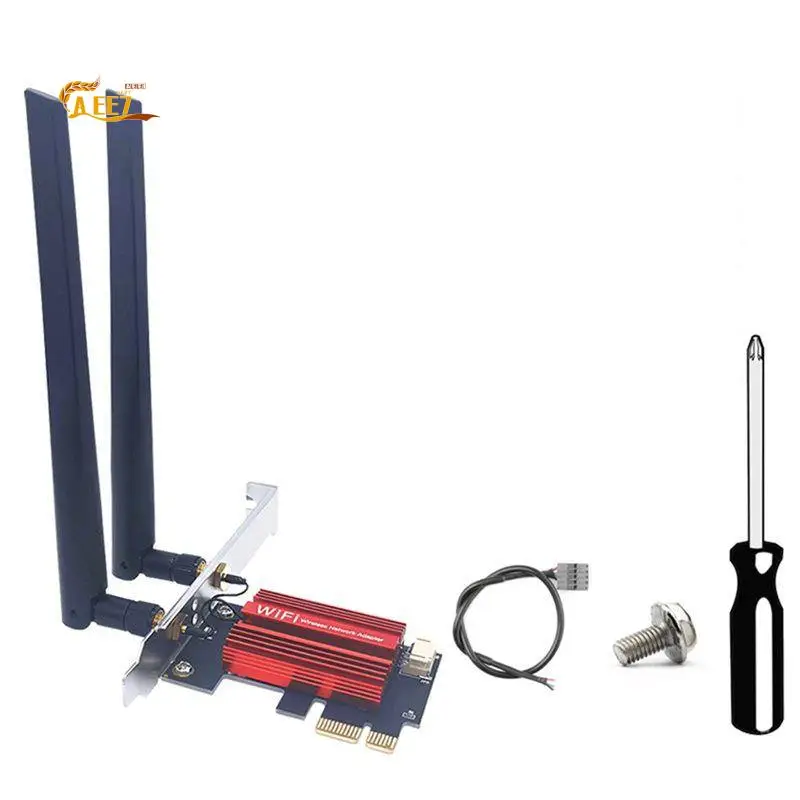 

AEE7-RTL8922AE Wifi7 Adapter Built-In Pcie Wireless Network Card 2.4G/5G/6Ghz 6338Mbps Bluetooth 5.4 Wireless Network Adapter