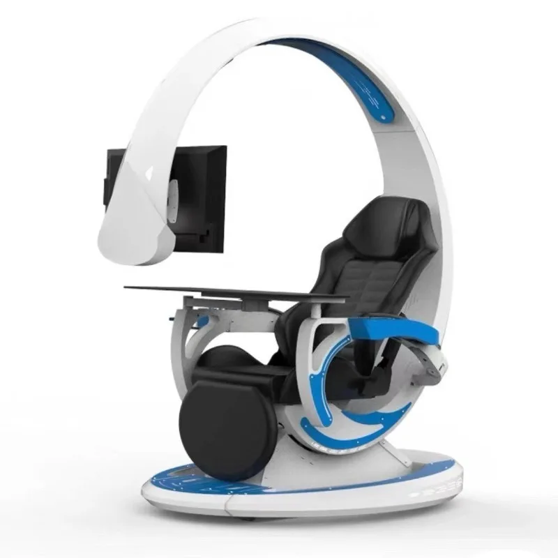 Computer cockpit, e-sports cockpit, zero-gravity computer space capsule