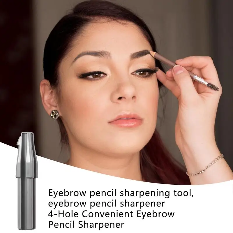 Точилка для карандашей для макияжа глаз, косметический инструмент для формирования карандашей для бровей, портативный карандаш для бровей, инструменты для формирования карандашей для макияжа