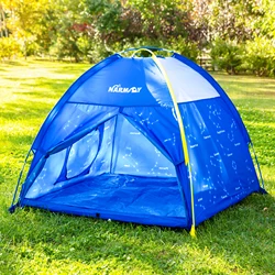 Kids Play Tent Blue Starry Sky Dome Tent for Children Indoor/Outdoor Fun