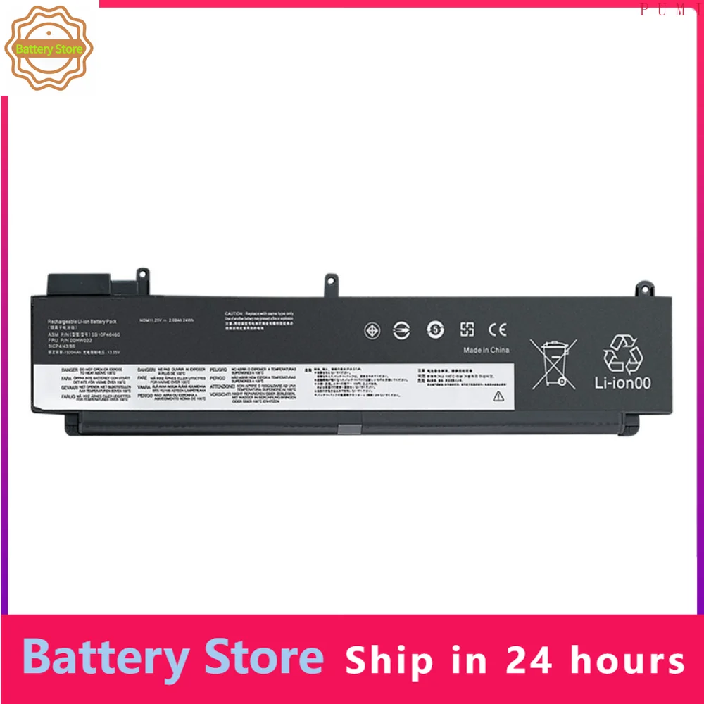 24Wh 00HW022 SB10F46460 Battery for Lenovo ThinkPad T460s T470s Series 00HW023 SB10F46461 00HW036 SB10F46474 00HW037 SB1