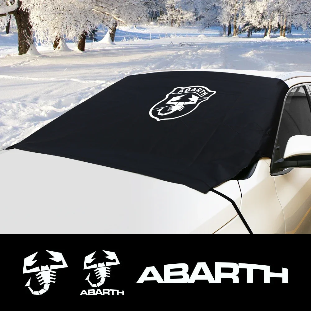 Car Windshield Snow Block Sunshade Cover Parasol Car Accessories For Fiat 500 Abarth Panda Tipo Egea Doblo 124 Spider Stilo