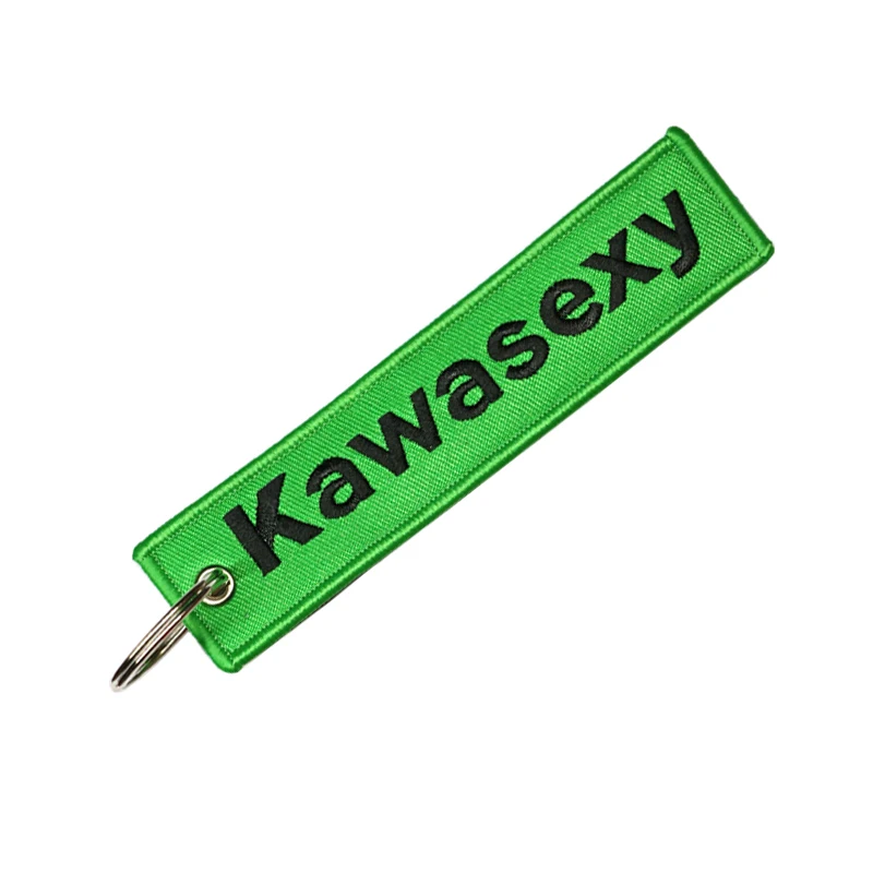 JDM Key Ring Kawasexy/SUZUKEY LOGO Embroidery Key Chain For