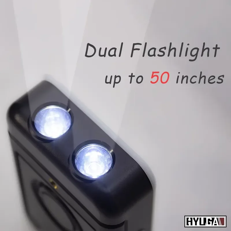H20 LED Camping Light Rechargeable 10,000mAh 800LM IP66 Waterproof Dimmable White 3000K/4500K/6500K 5 Light Modes Black